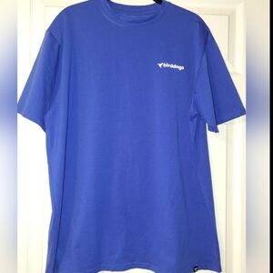 Birddogs Men's T Shirt Blue Floral Bird Size‎ X Large